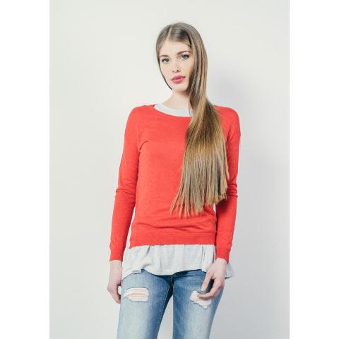 Женска блуза MA12142DO Црвена