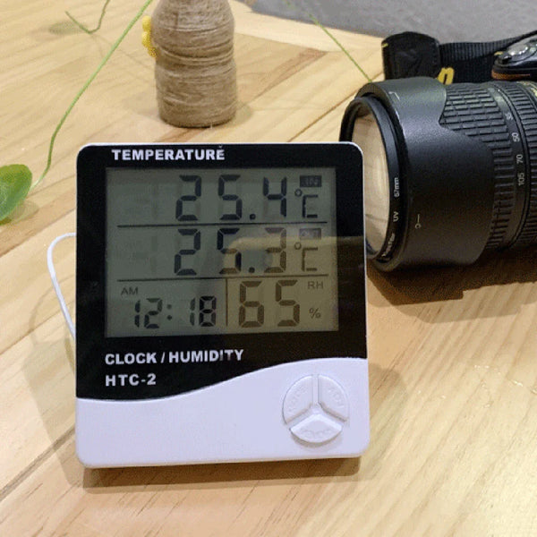 Часовник со Термометар - Хигрометар со Сонда