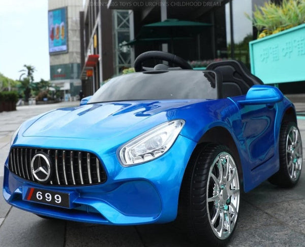 Детски автомобил на акумулатор Mercedes - blue