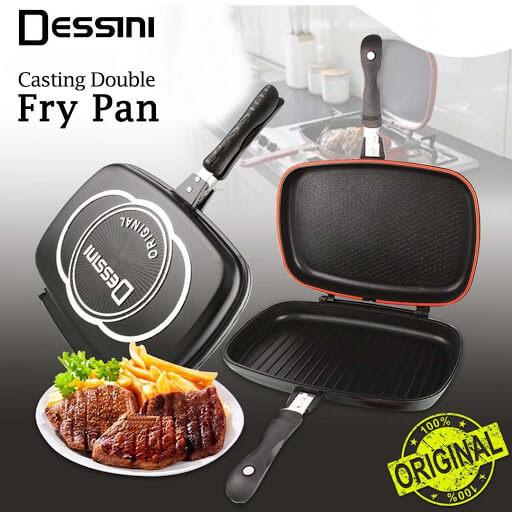 Грил тава Dessini Double Grill Pan + ГРАТИС Salad Cutter Bowl